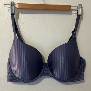 Victoria's Secret Deep Blue Striped Bra